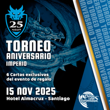 Cargar imagen en el visor de la galería, ENTRADA ANIVERSARIO 25 AÑOS - IMPERIO - SANTIAGO -  NOVIEMBRE
