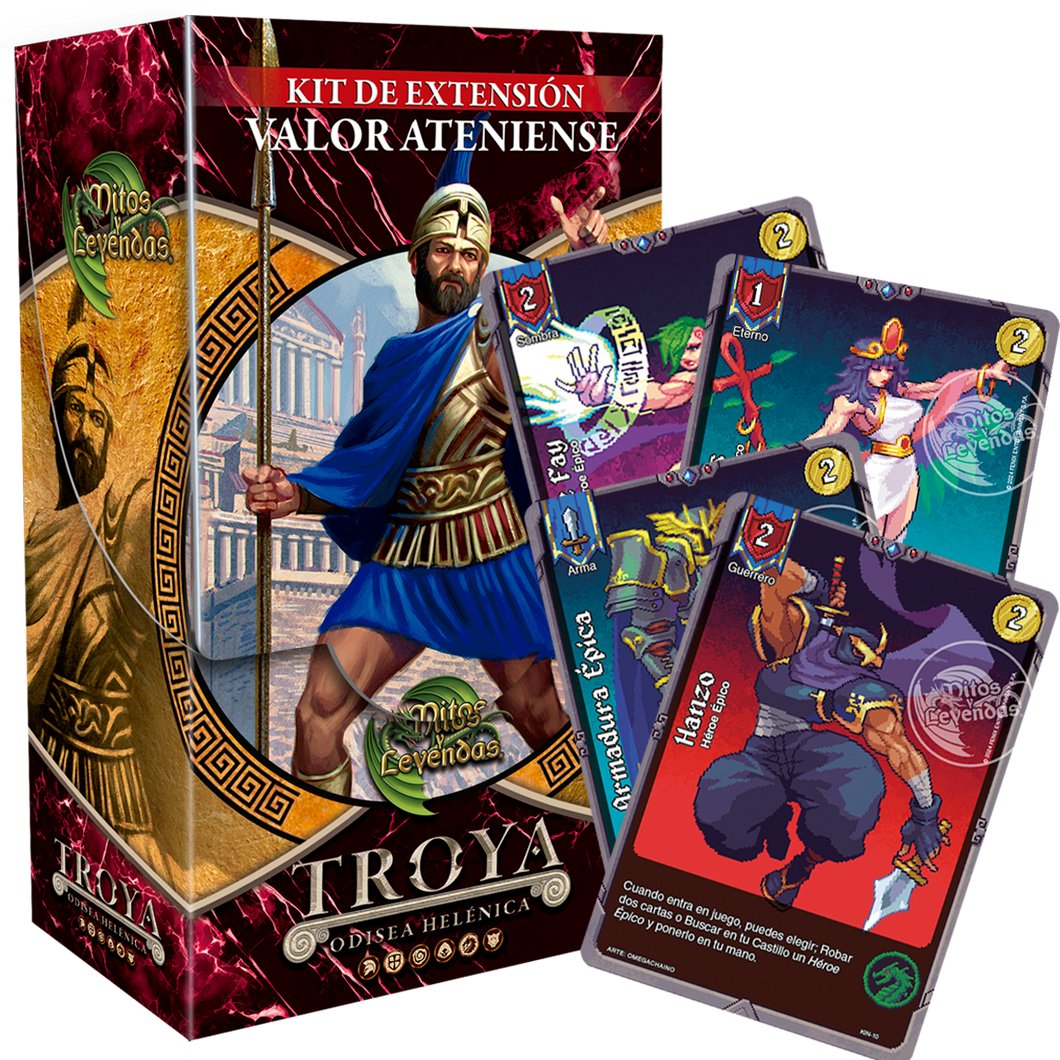 Oferta especial Valor Ateniense + 4 cartas Kingdom Quest V2