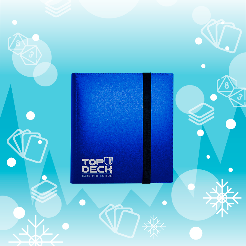 Especial invierno -  Carpeta Topdeck 4 Bolsillos Azul