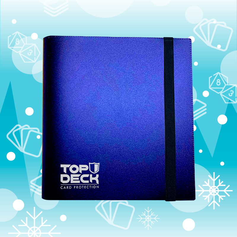 Especial invierno - Carpeta Topdeck 12 Bolsillos Azul