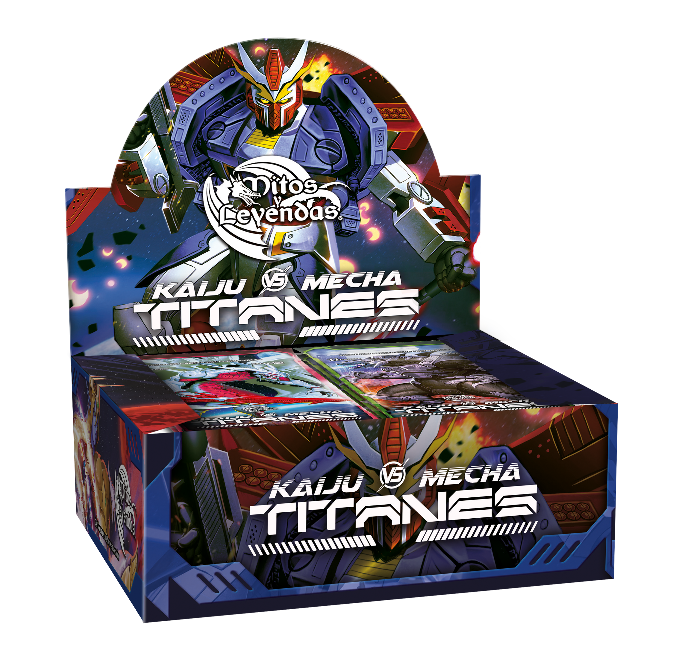 Display Kaiju vs Mecha: Titanes
