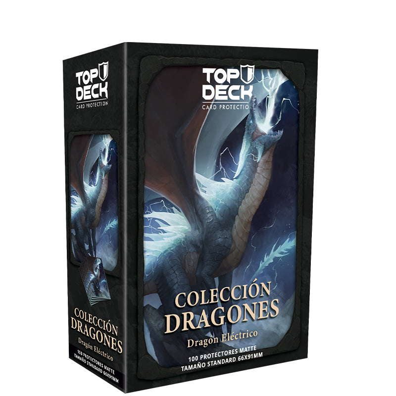 PREVENTA Protectores Standard | Colección Dragones - Dragón Eléctrico 66x91mm