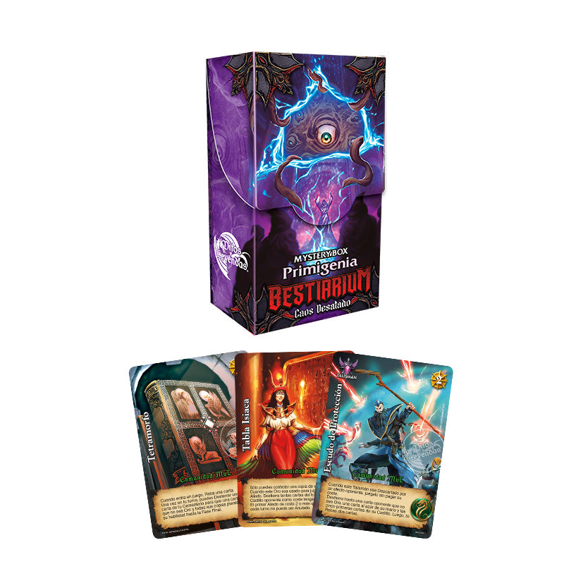1 Mystery Box Primigenia +3 cartas promocionales