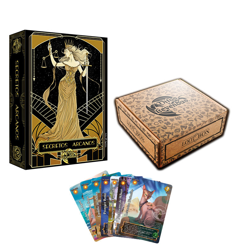 1 Lootbox Imperio 2024 + 1 Secretos Arcanos + 7 cartas promocionales
