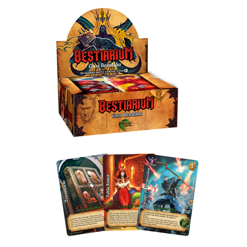 1 Display Bestiarium +3 cartas promocionales