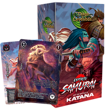 Cargar imagen en el visor de la galería, 2 Kit de Batalla Espíritu Samurái: 1 Kami + 1 Katana + 1 Kabutowari
