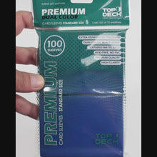 Cargar y reproducir el video en el visor de la galería, Protectores Premium | TOPDECK Standard 66x91mm color Azul
