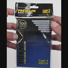 Cargar y reproducir el video en el visor de la galería, Protectores Premium | TOPDECK Small 62x89mm color Azul
