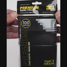 Cargar y reproducir el video en el visor de la galería, Protectores Premium | TOPDECK Small 62x89mm color Negro
