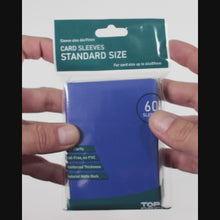 Cargar y reproducir el video en el visor de la galería, Protectores Esenciales | TOPDECK Standard 66x91mm color Azul
