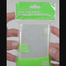 Cargar y reproducir el video en el visor de la galería, Protectores Juego de Mesa | TOPDECK Standard American 57x89mm
