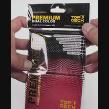 Cargar y reproducir el video en el visor de la galería, Protectores Premium | TOPDECK Small 62x89mm color Rojo
