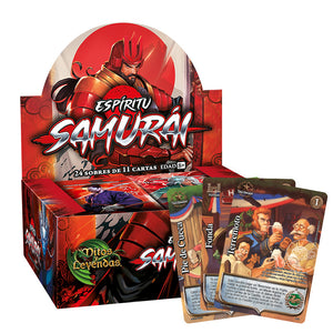 OFERTA RELÁMPAGO - Display Espíritu Samurái +Ninjutsu  + 3 CARTAS DIECIOCHERAS