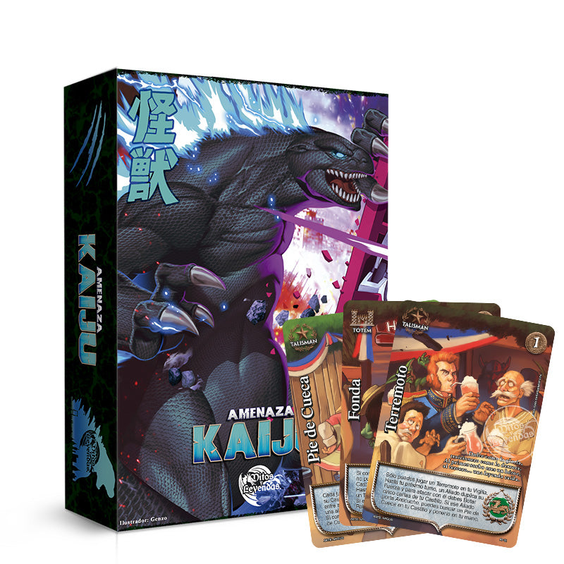 OFERTA RELÁMPAGO - Amenaza Kaiju + Golpe Eléctrico  + 3 CARTAS DIECIOCHERAS
