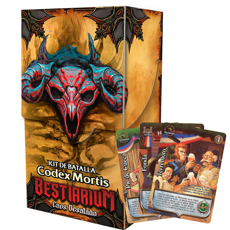 OFERTA RELÁMPAGO - Kit de Batalla Codex Mortis + Festin Orco  + 3 CARTAS DIECIOCHERAS
