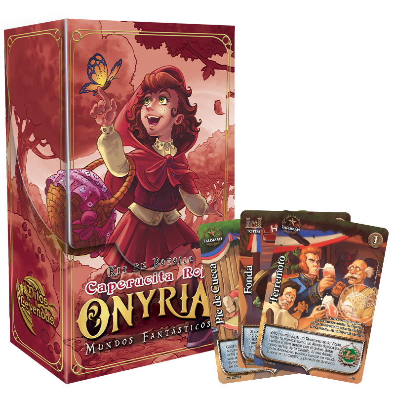 OFERTA RELÁMPAGO - Kit de Batalla Onyria - Caperucita Rojas + 3 CARTAS DIECIOCHERAS