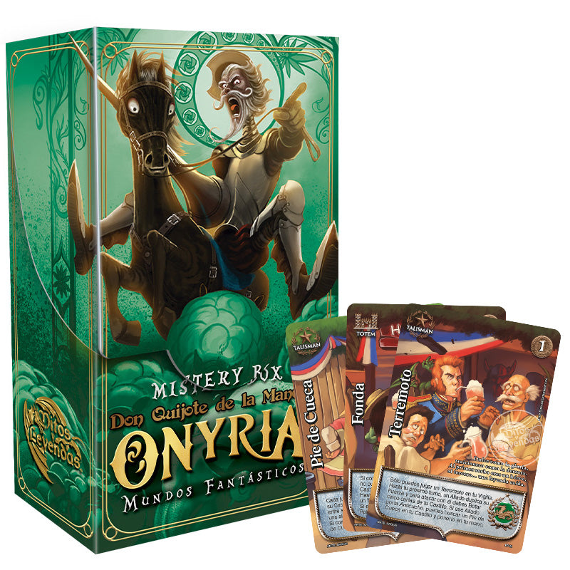 OFERTA RELÁMPAGO - Mystery Box Onyria - Don Quijote de la Mancha + 3 CARTAS DIECIOCHERAS