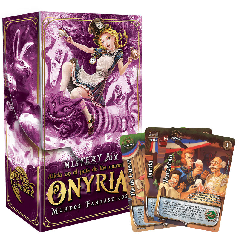 OFERTA RELÁMPAGO - Mystery Box Onyria - Alicia en el País de las Maravillas + 3 CARTAS DIECIOCHERAS