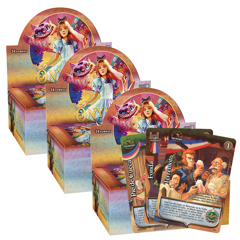 OFERTA RELÁMPAGO - 3 Display Onyria Mundos Fantásticos + Conan Doyle  + 3 CARTAS DIECIOCHERAS