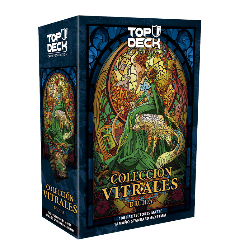 PREVENTA Protectores Standard | Colección Vitrales - Druida 66x91mm