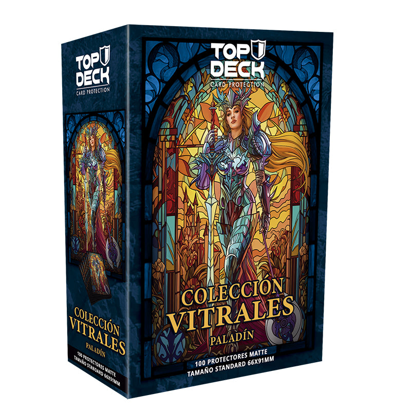 PREVENTA Protectores Standard | Colección Vitrales - Paladín 66x91mm