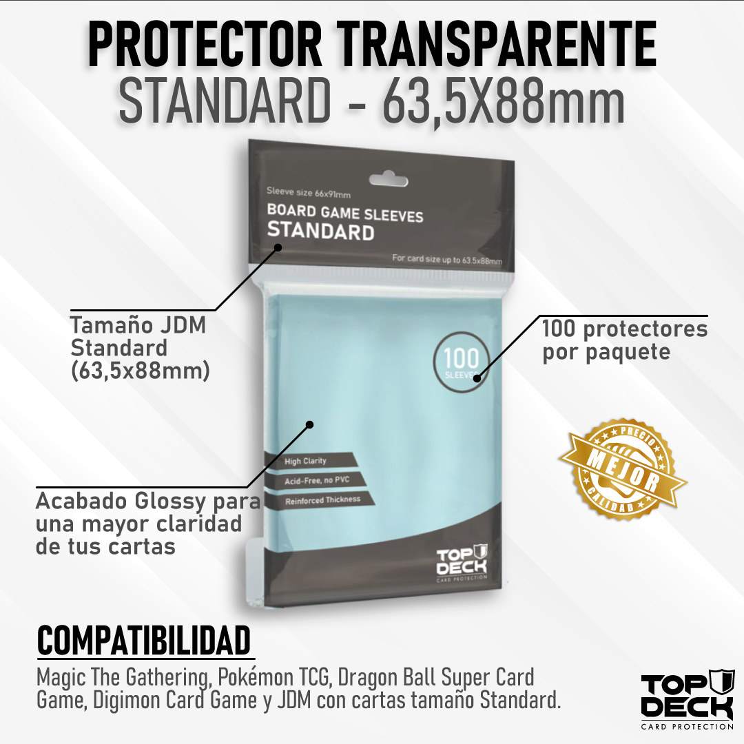 Protector Transparente Juego de Mesa - Mini American 41x63mm – Casa Mitos y  Leyendas