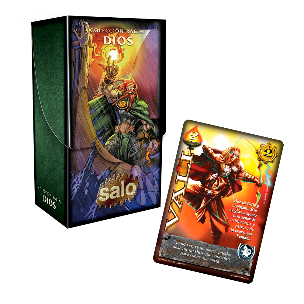 Kit Racial Dios - Primera Era + Vali versión Retro con sobres Leyendas PE 2.0
