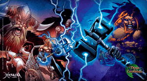 Playmat Ragnarok - Martillo de Thor y Matador de Gigantes