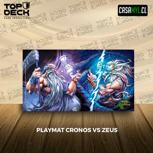 Playmat Cronos vs Zeus
