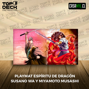 Playmat Espíritu de Dragón - Susano Wa y Miyamoto Musashi