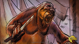 Wallpaper Escritorio Cuentos de Terror - Orangután