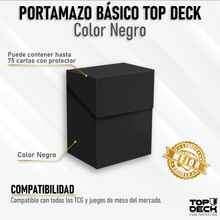Cargar imagen en el visor de la galería, Portamazos Esencial | TOPDECK 75 color Negro
