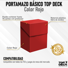 Cargar imagen en el visor de la galería, Portamazos Esencial | TOPDECK 75 color Rojo
